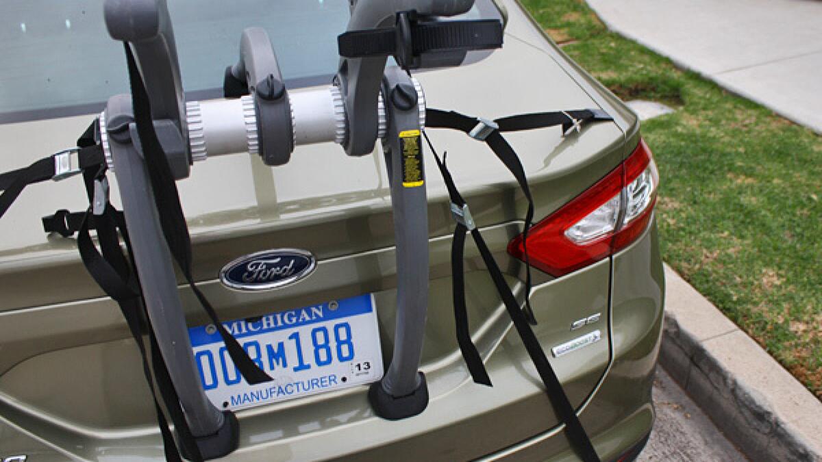 2019 ford fusion bike clearance rack